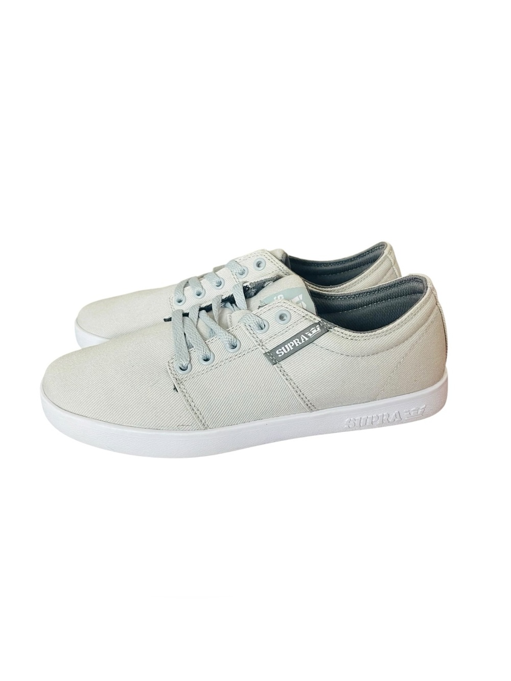 Supra Stacks Men's Low-Top Sneaker Gray